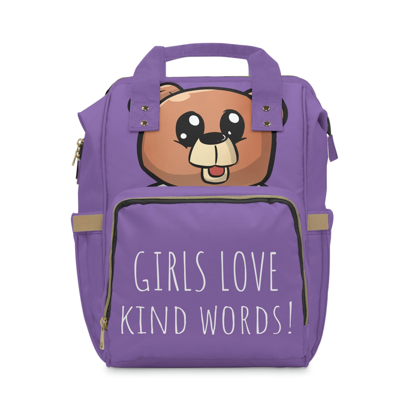 "Girls Love To Read" school backpack