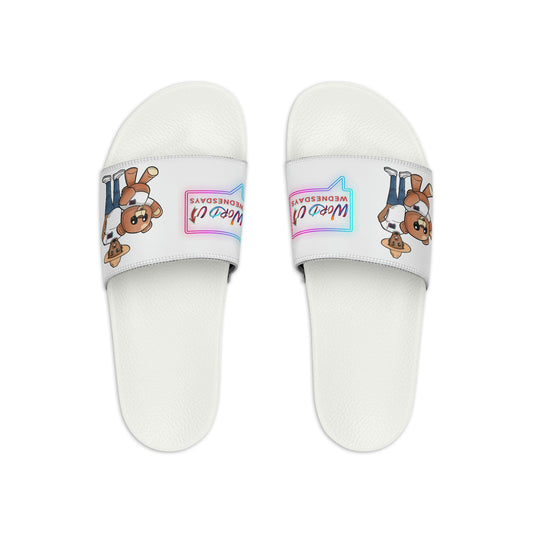 "Henry and Wordy Bear" Youth Slide Sandals