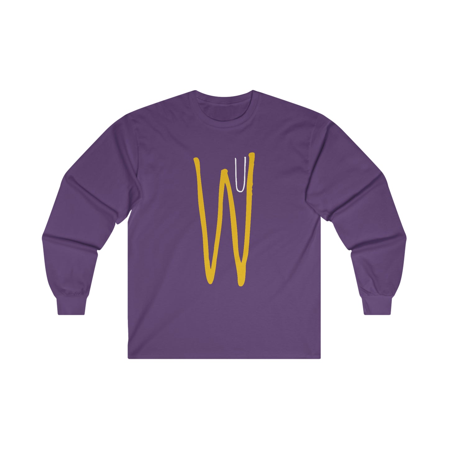 WU University Graphic Long Sleeve Unisex Tee