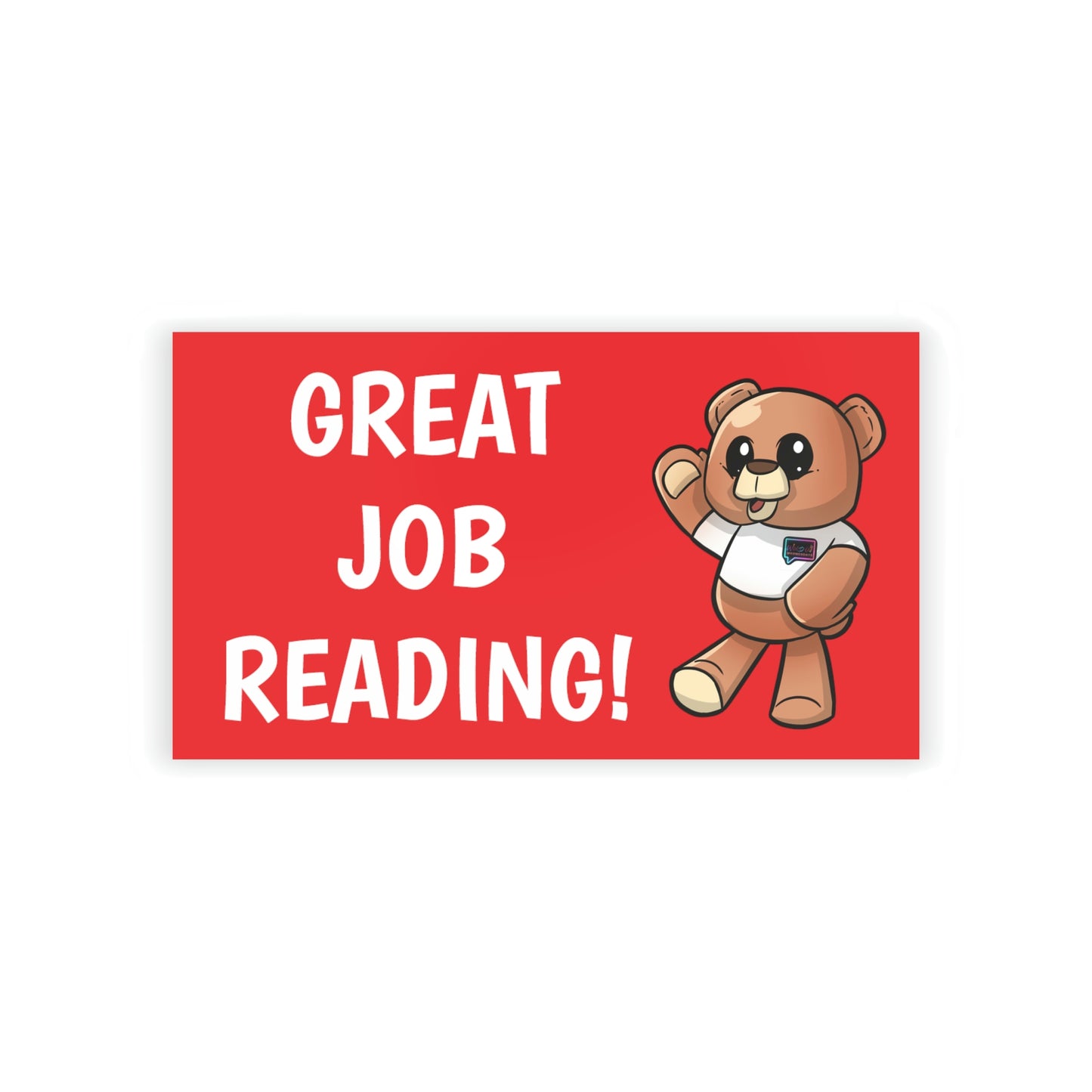 "Great Job Reading" Teacher Incentive Cards