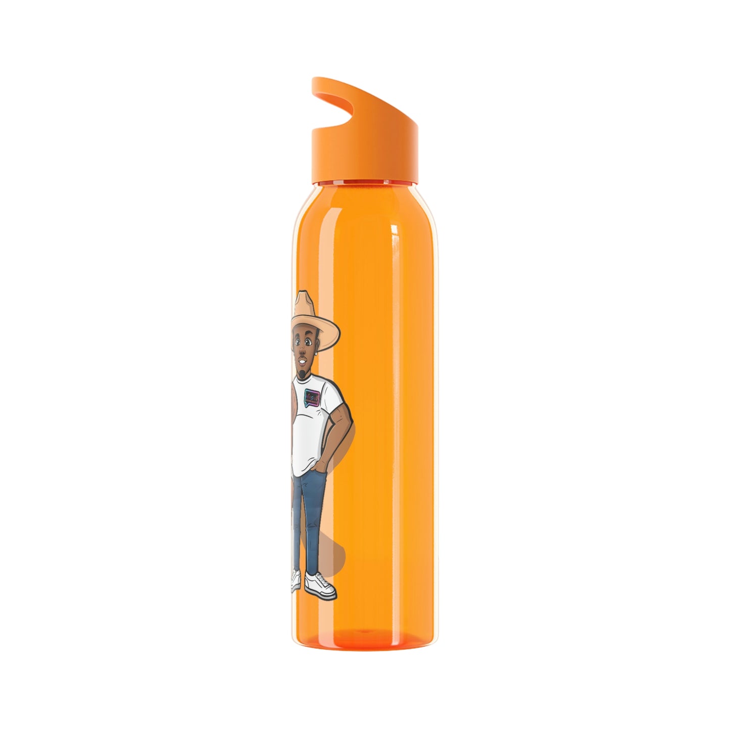 "Henry and Wordy Bear" Sky Water Bottle