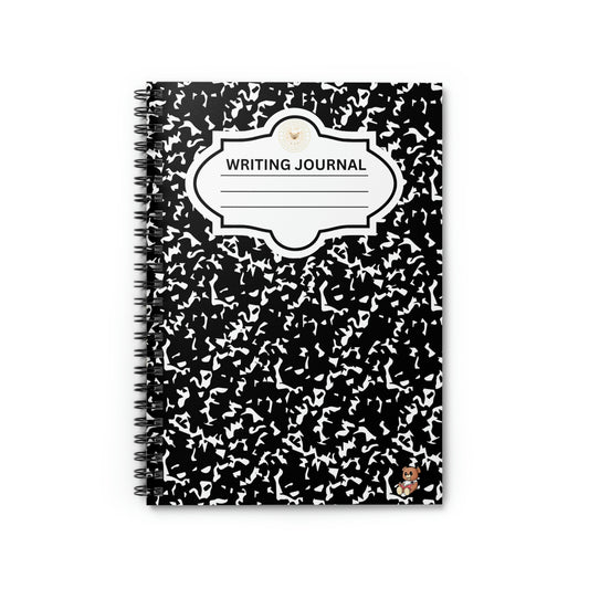 "Writing Journal" Spiral Notebook - Ruled Line