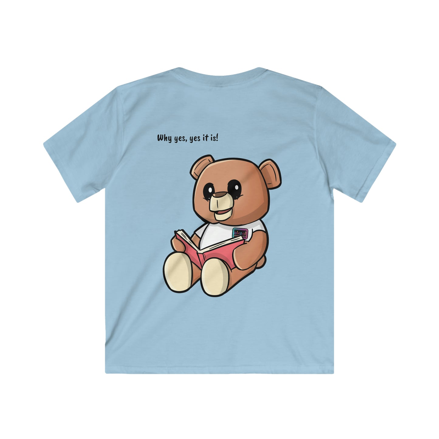 Kids "Bear On Back" Softstyle Tee