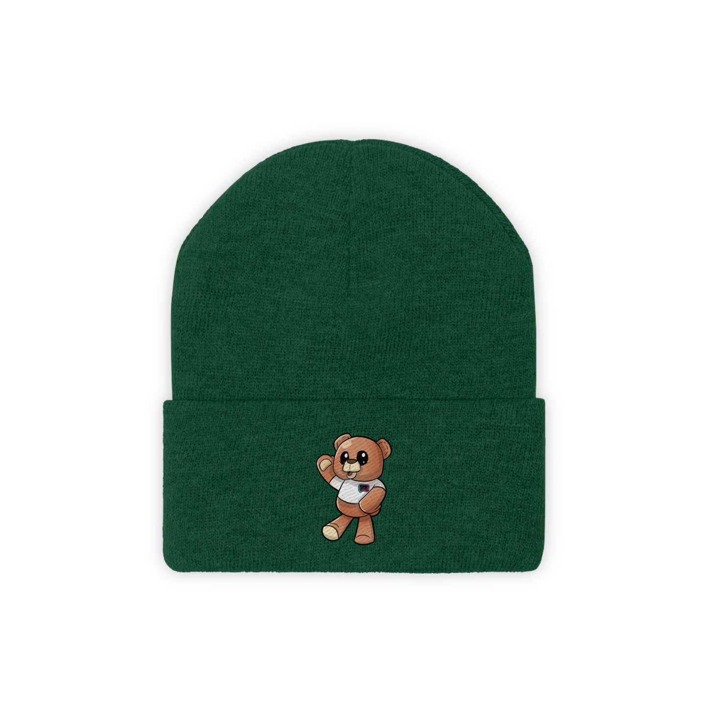 'Wordy Bear" Knit Beanie