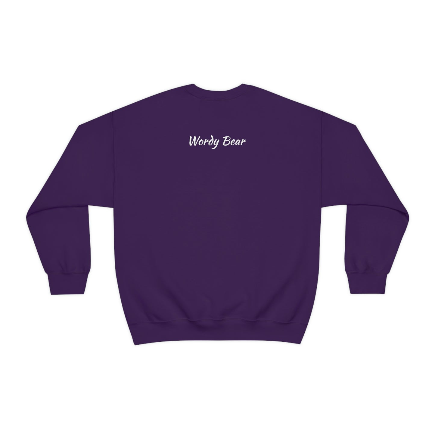 Women's "Wordy Bear"  Heavy Blend™ Crewneck Sweatshirt