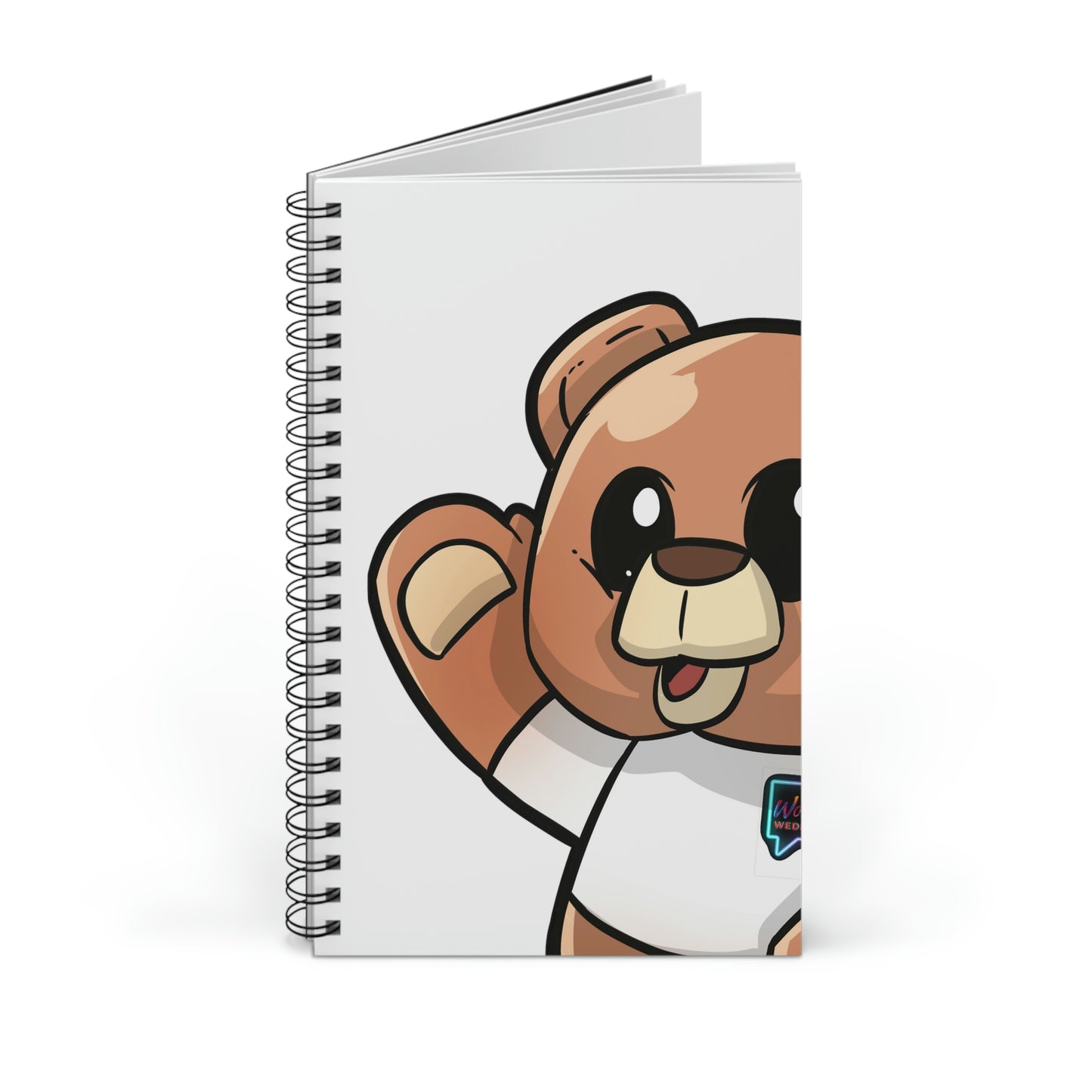 "Wordy Bear" Spiral Journal