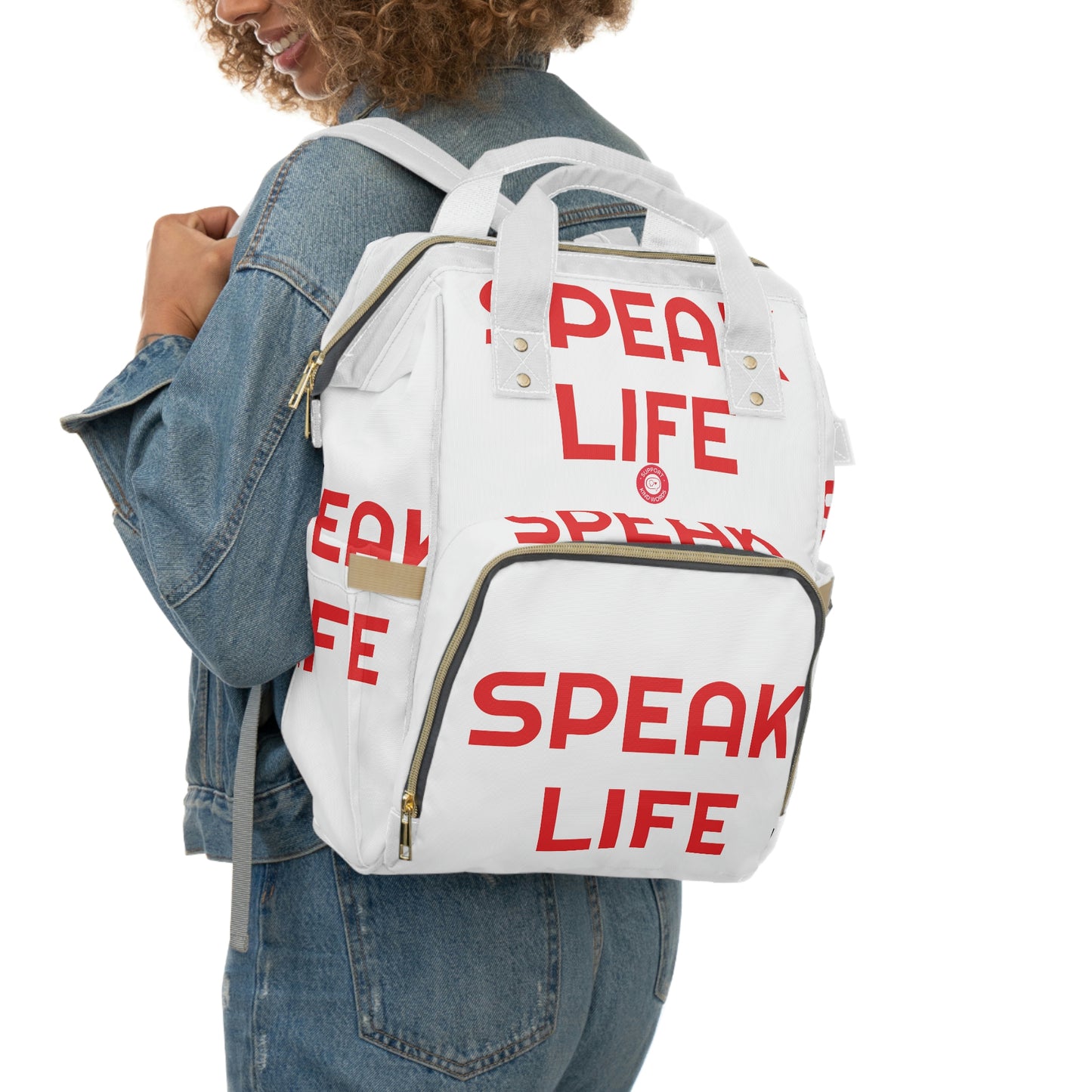 "Speak Life" Billboard Backpack