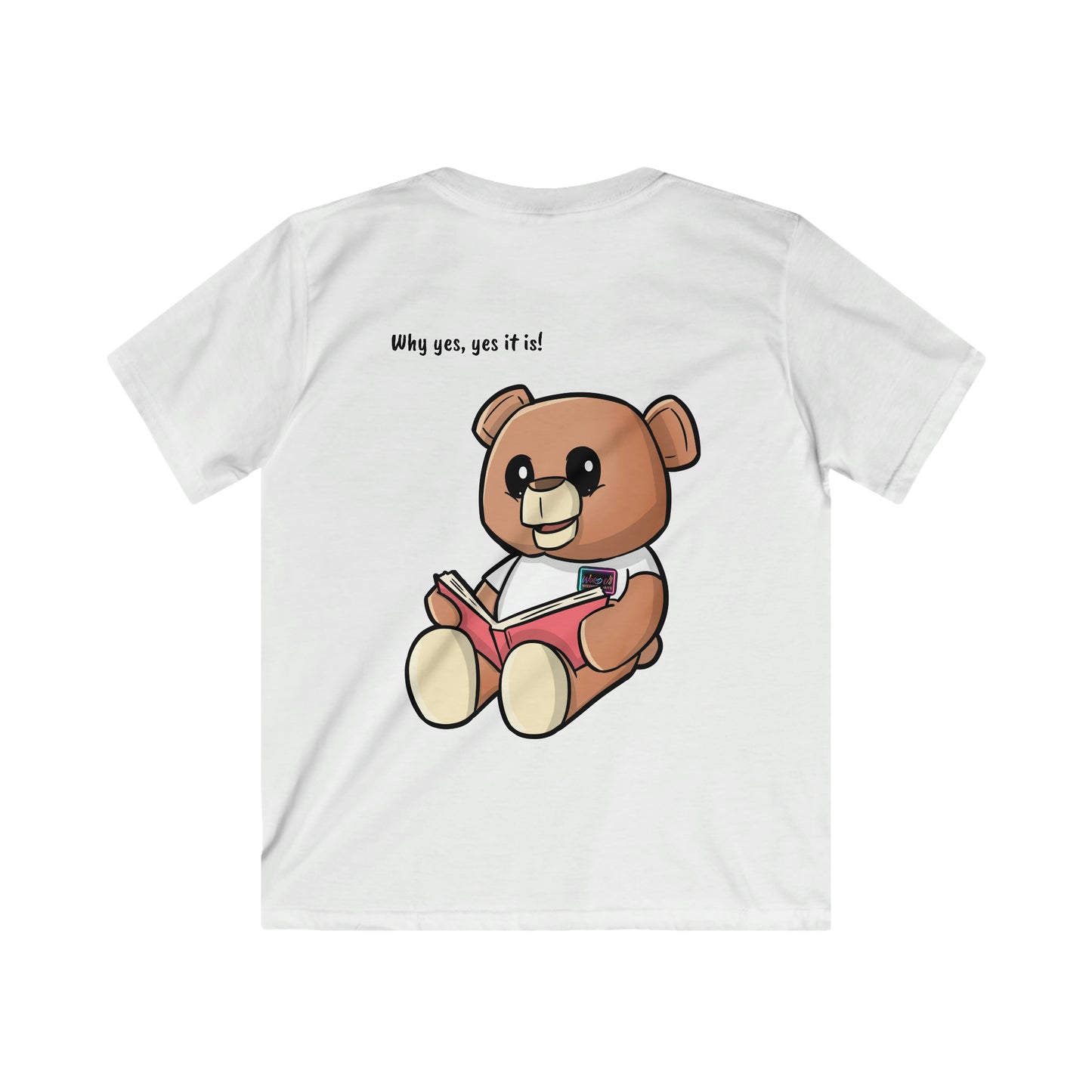 Kids "Bear On Back" Softstyle Tee