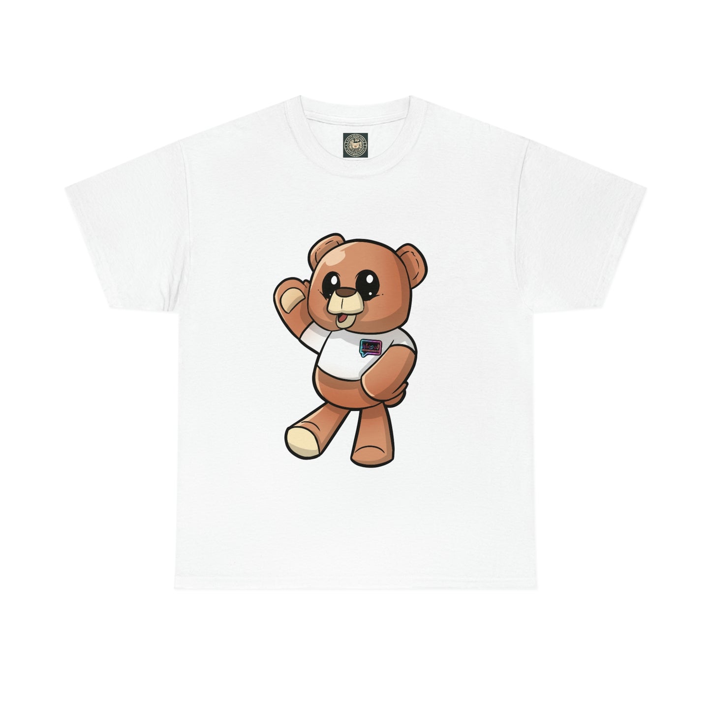 Women's  "Wordy Bear" Heavy Cotton Tee