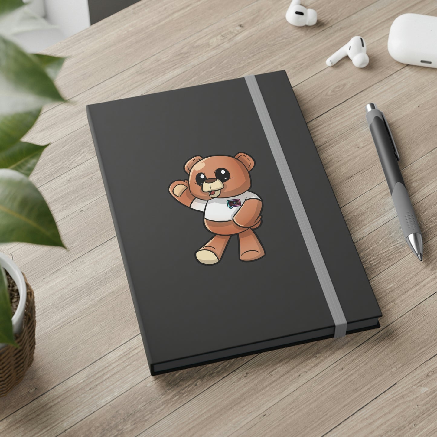 "Wordy Bear" Color Contrast Notebook - Ruled