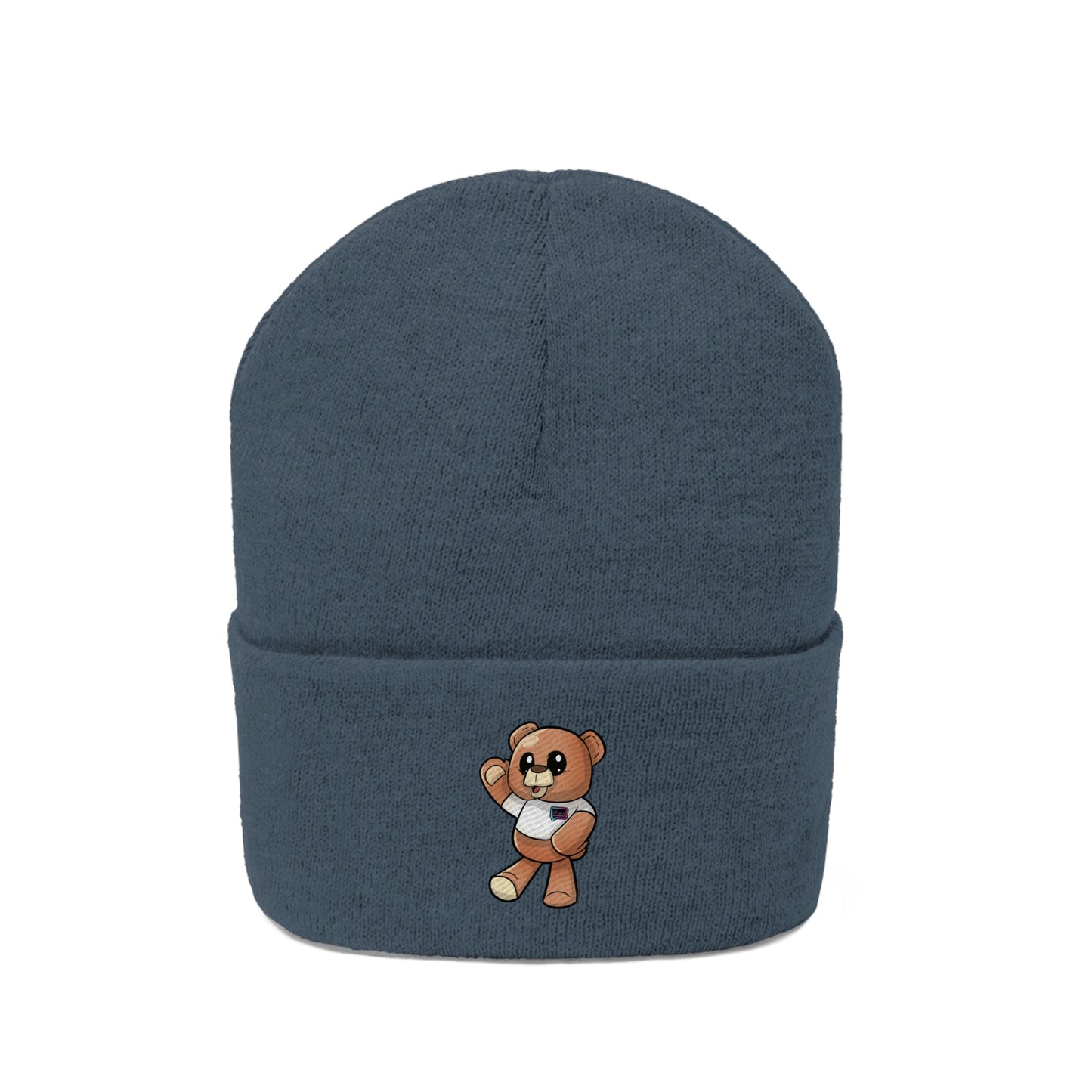 'Wordy Bear" Knit Beanie