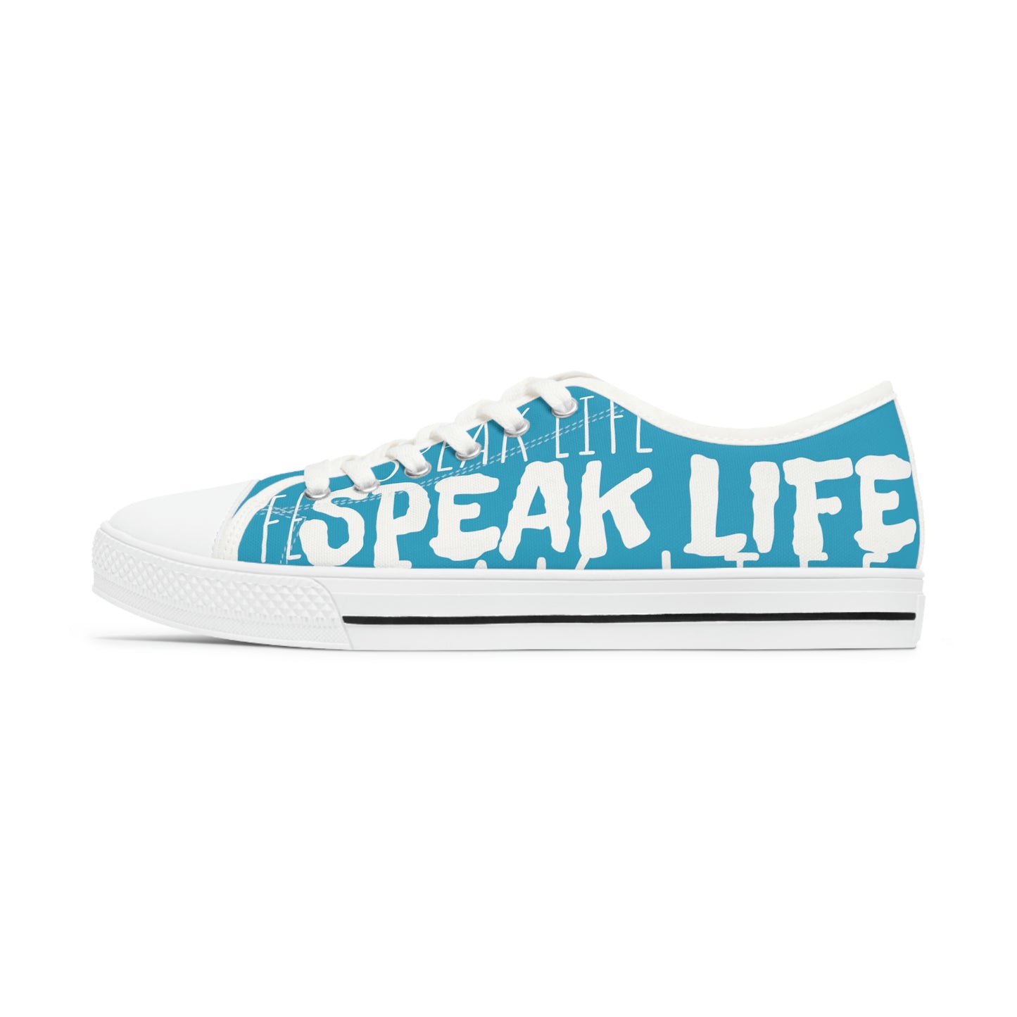 Women's "Speak Life" Low Top Sneakers