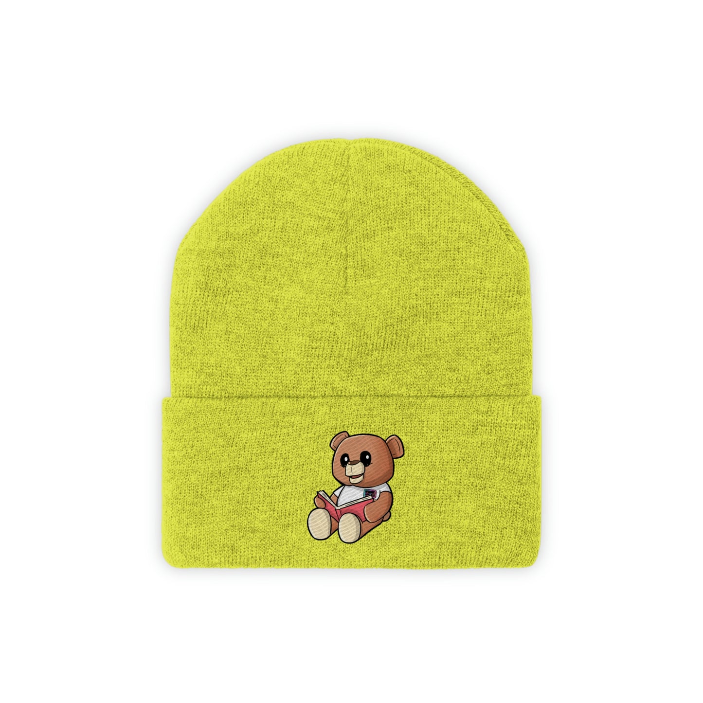 Reading Wordy Bear Neon Beanie