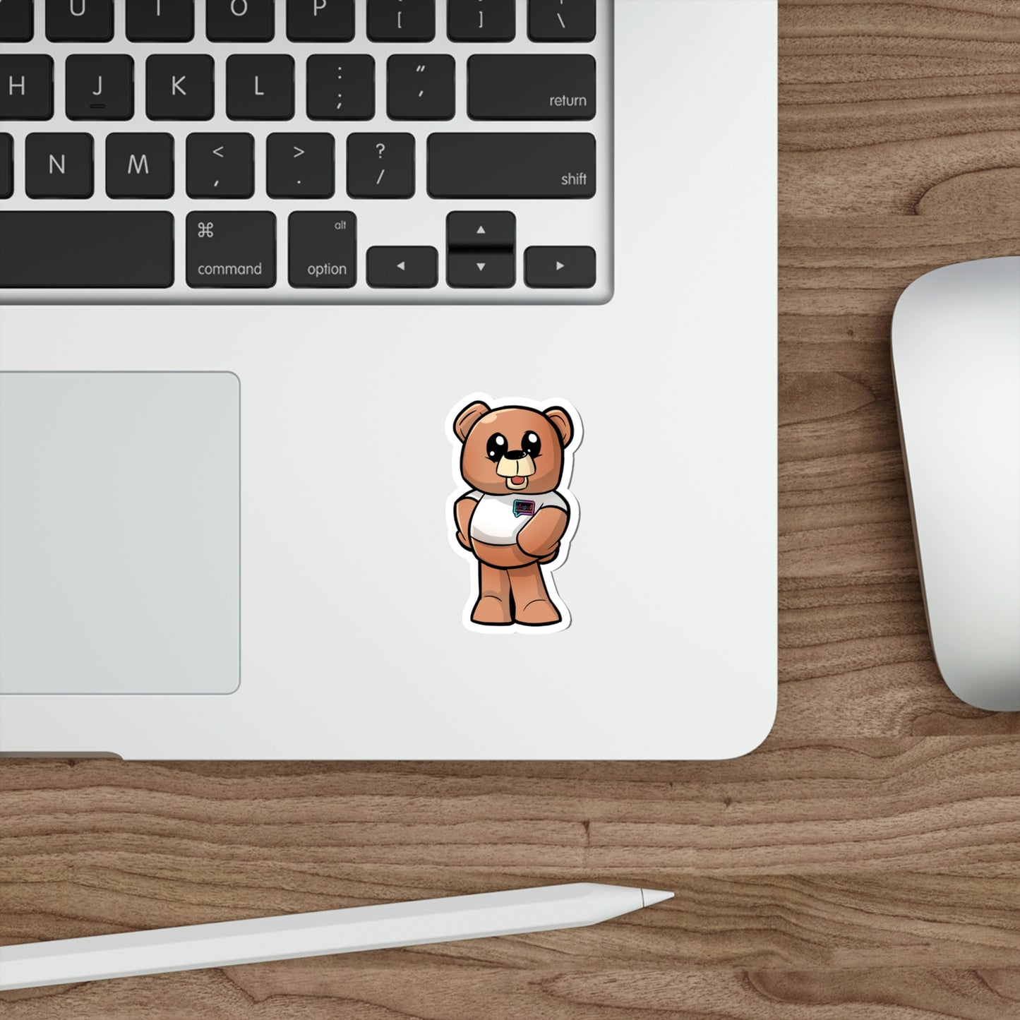 "Wordy Bear" Die-Cut Stickers