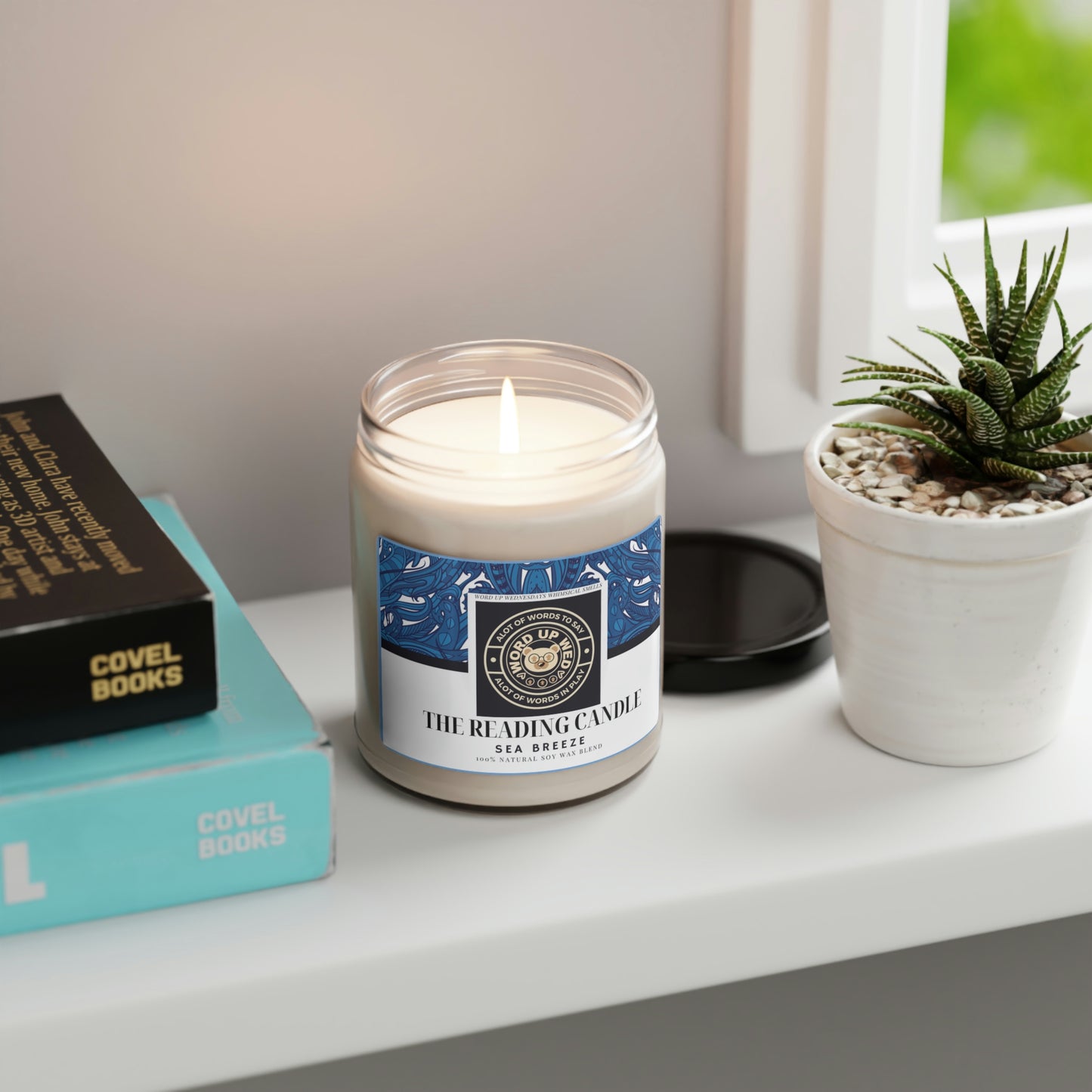 The Reading Candle, 9oz "Sea Breeze"