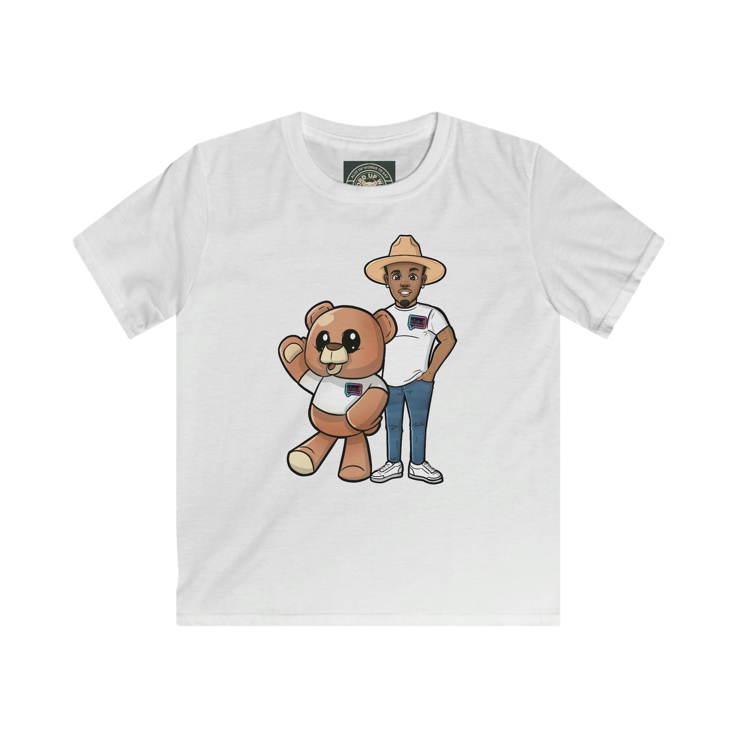 Kids "Henry and Wordy Bear" Softstyle Tee