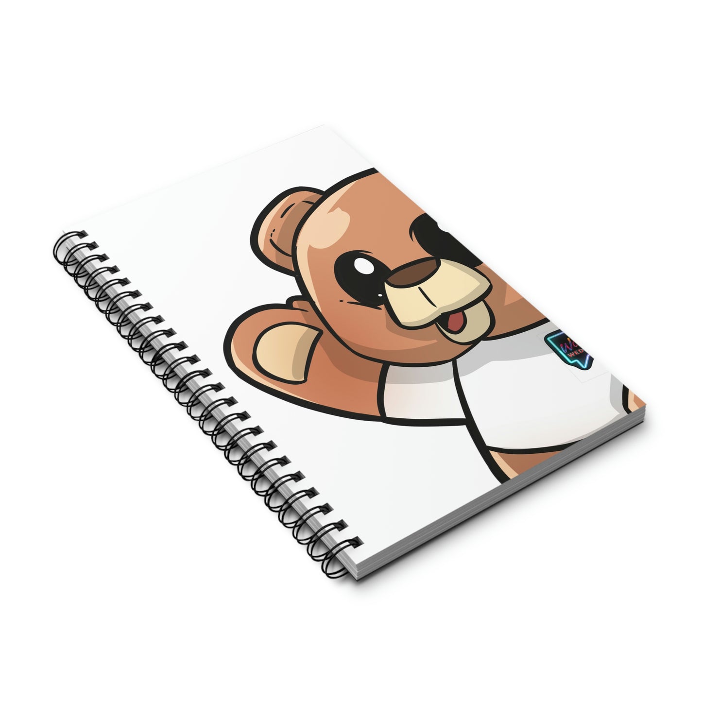 "Wordy Bear" Spiral Journal