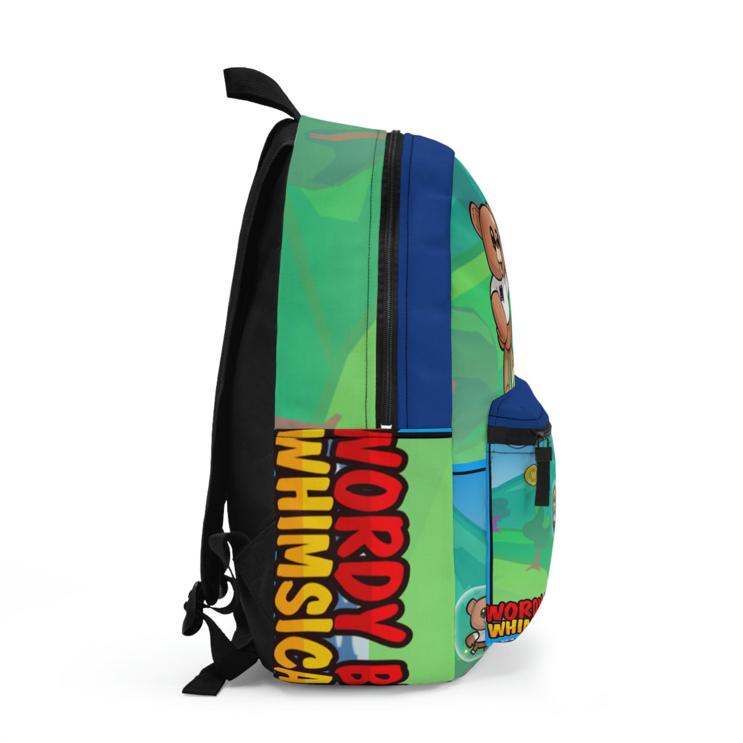 "Wordy Bear's Whimsical Run" Game Backpack