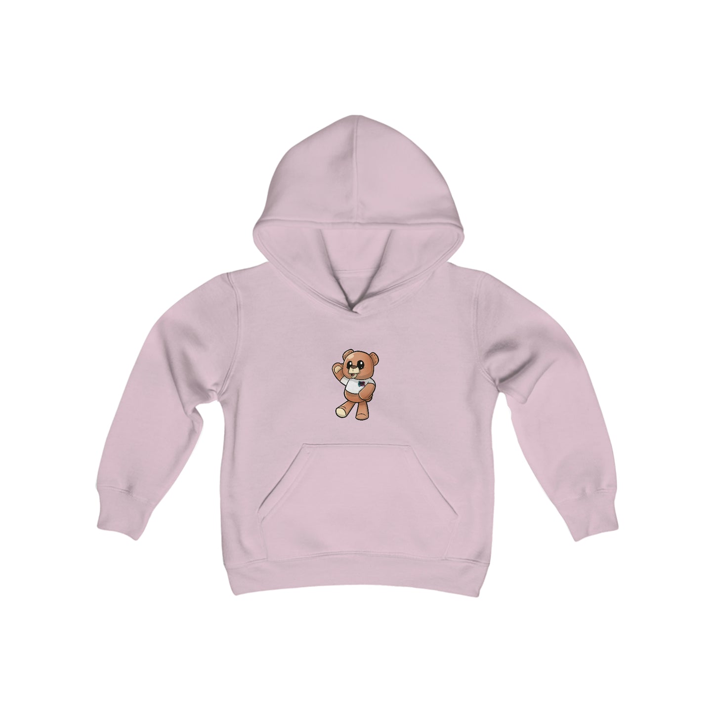 Youth "Wordy Bear"  Heavy Blend Hooded Sweatshirt