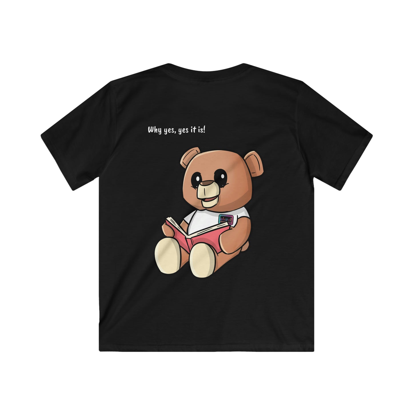 Kids "Bear On Back" Softstyle Tee