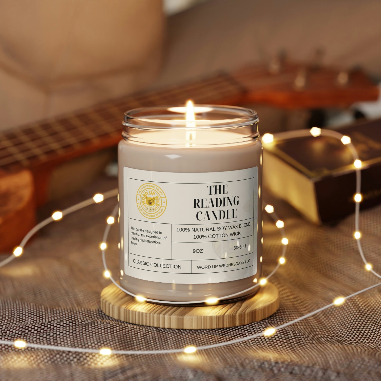 "The Reading Candle" Scented Soy Candle, 9oz