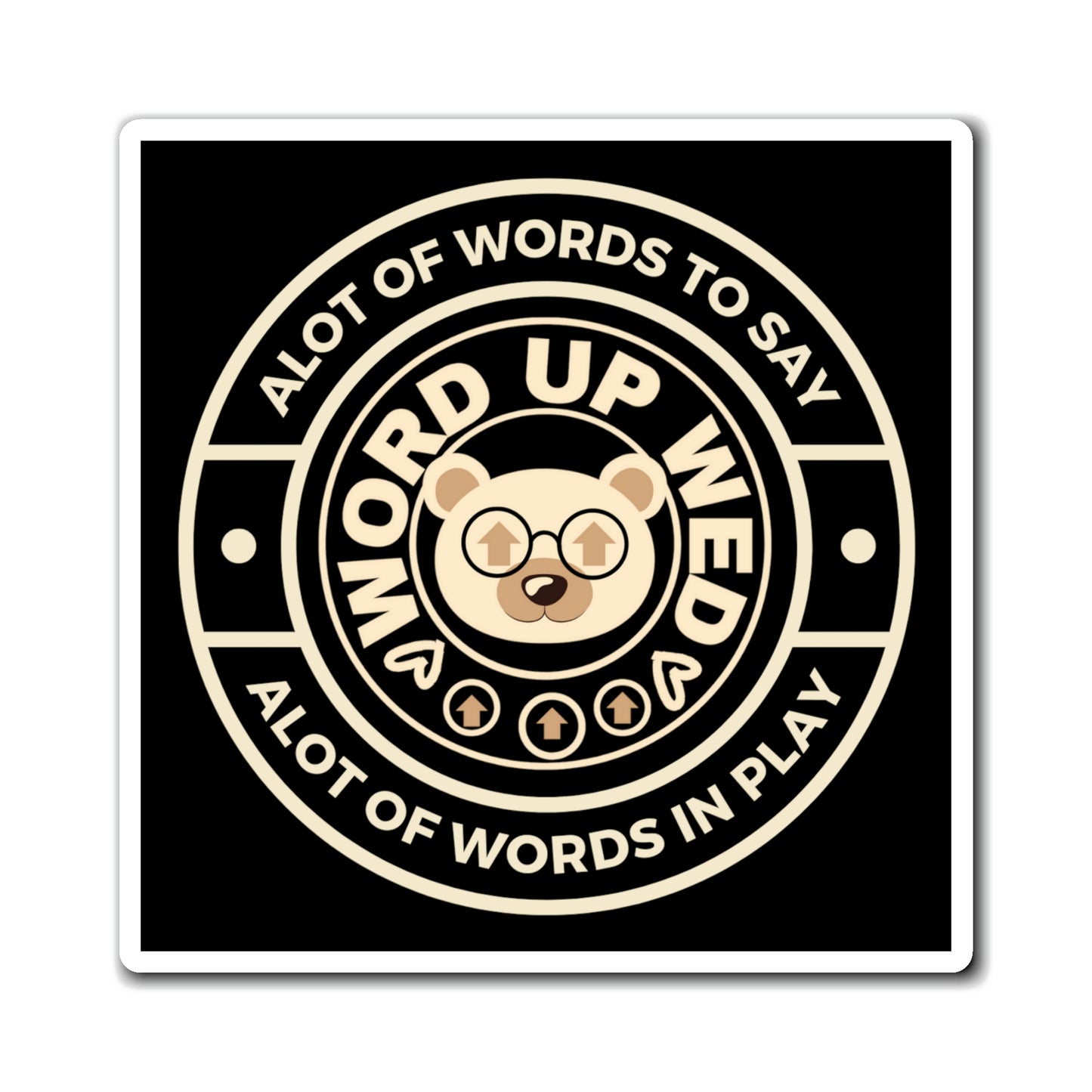 Assorted "Word Up Wednesdays" Collectible Magnets