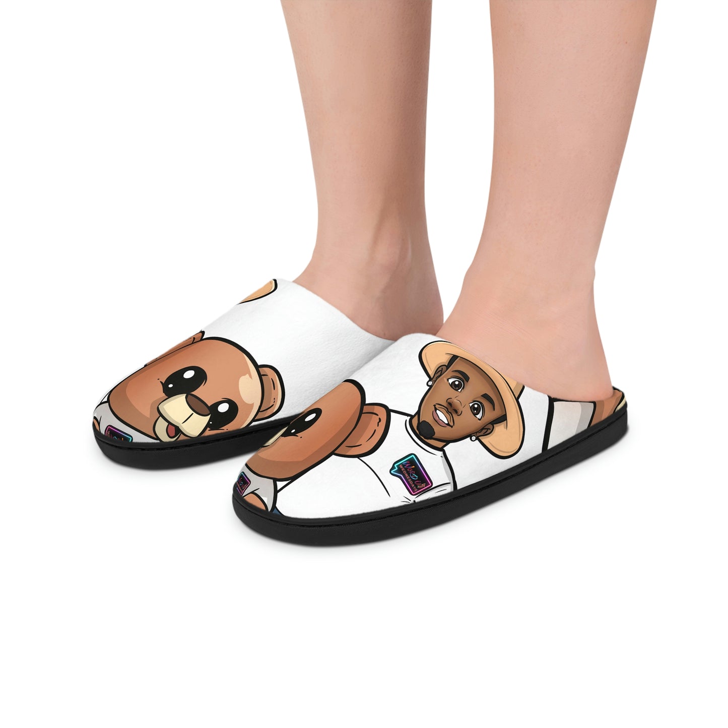 Henry and wordy Bear Men's Indoor Slippers