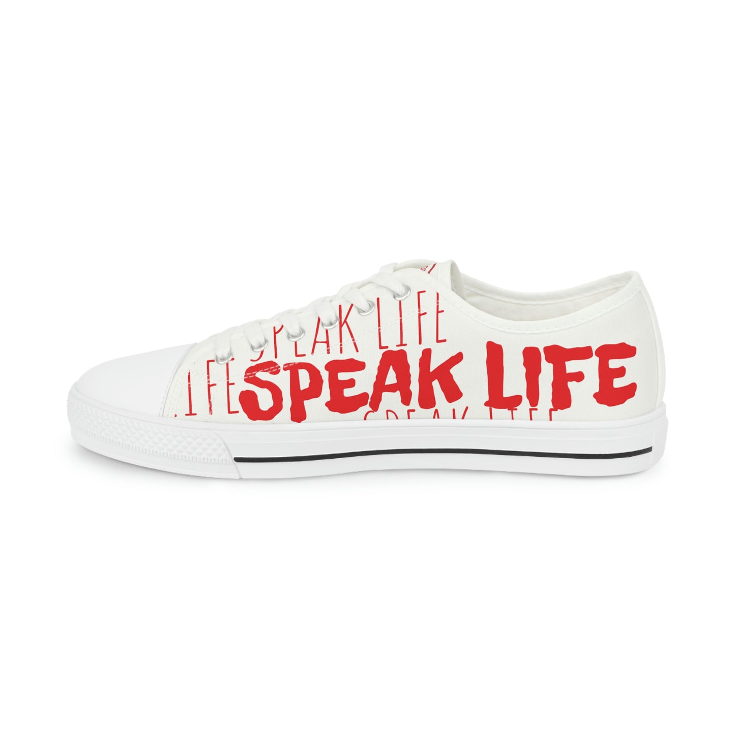 Men's "Speak Life" Low Top Sneakers