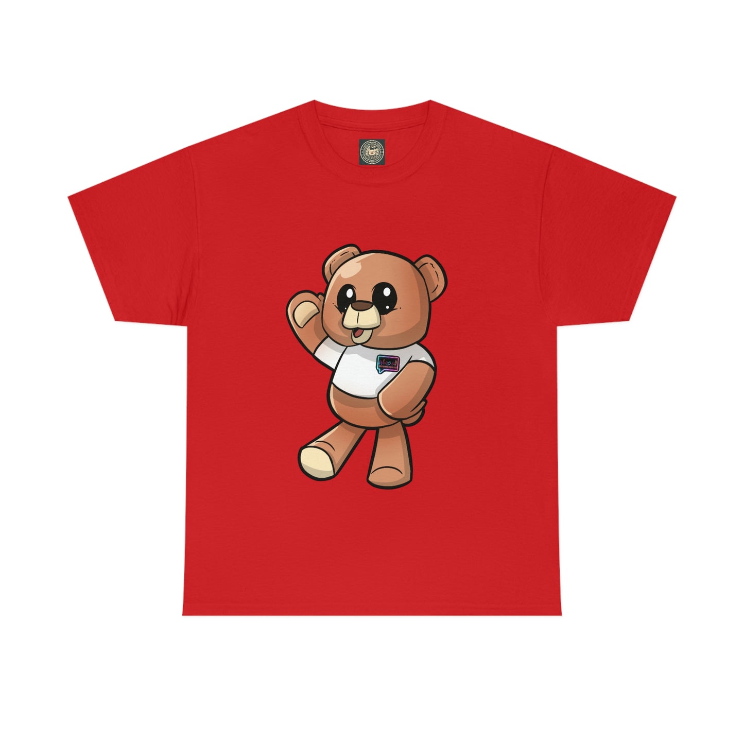 Women's  "Wordy Bear" Heavy Cotton Tee