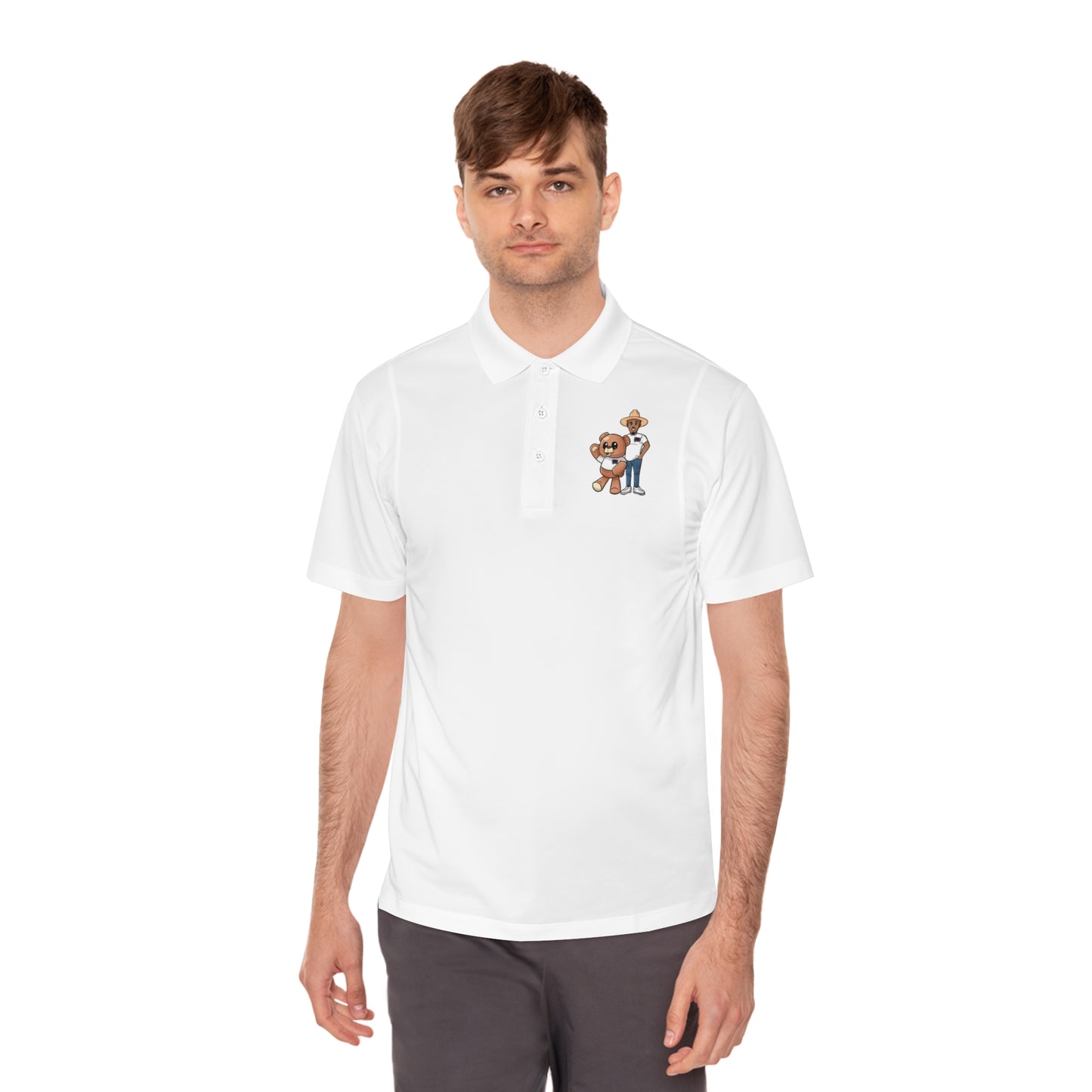 Men's "Word Up Wednesdays" Logo Sport Polo Shirt