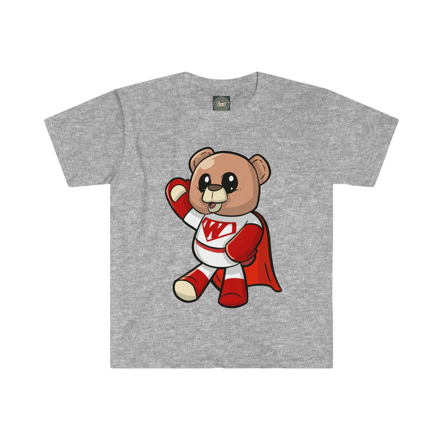 Unisex "Super Wordy Bear" Graphic T-Shirt