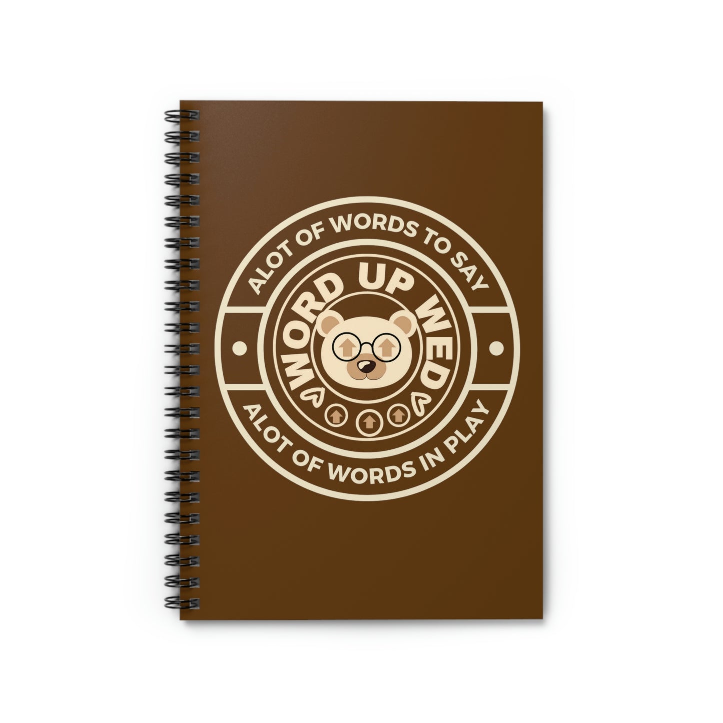 "Word Up Wednesday" Classic Spiral Notebook - Ruled Line