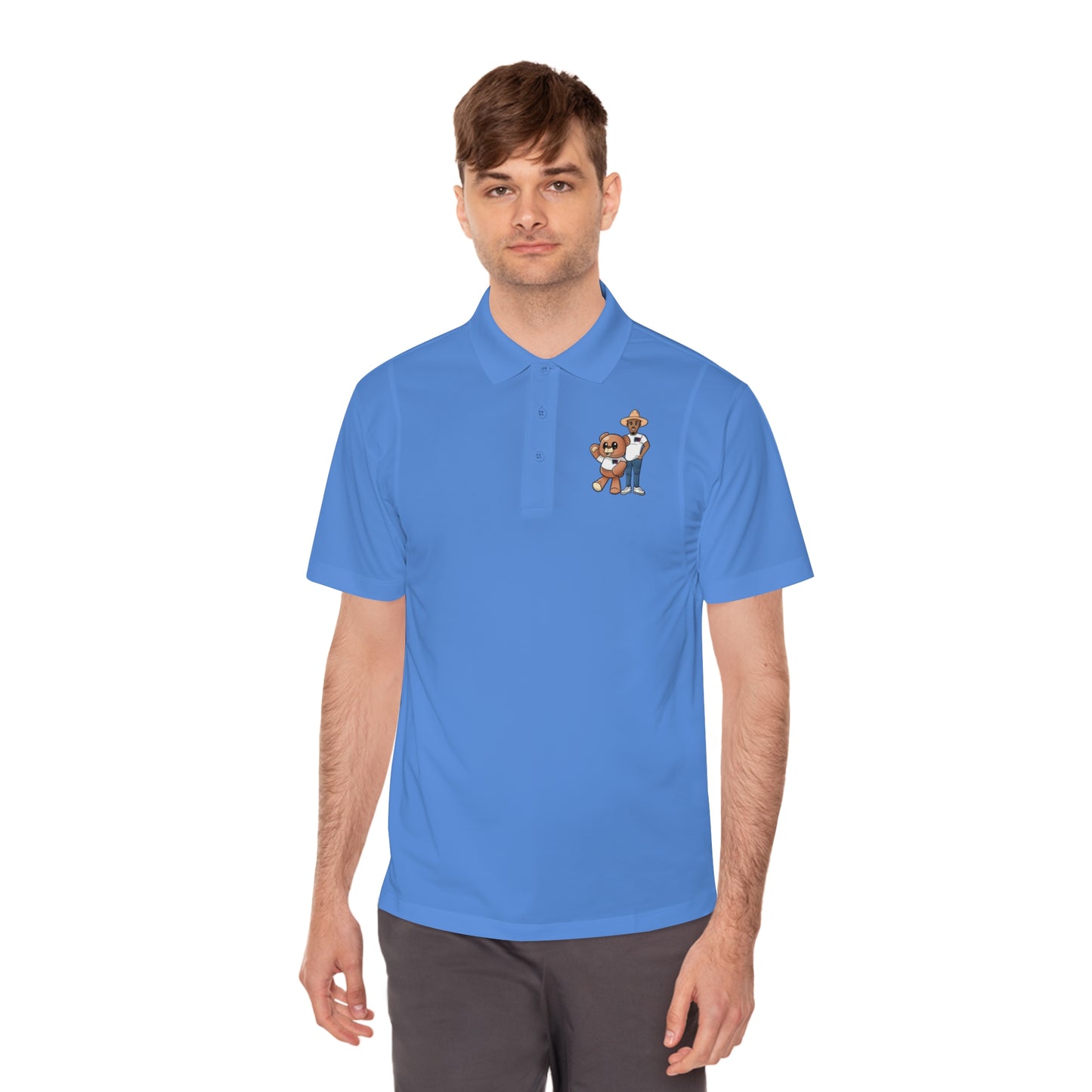 Men's "Word Up Wednesdays" Logo Sport Polo Shirt