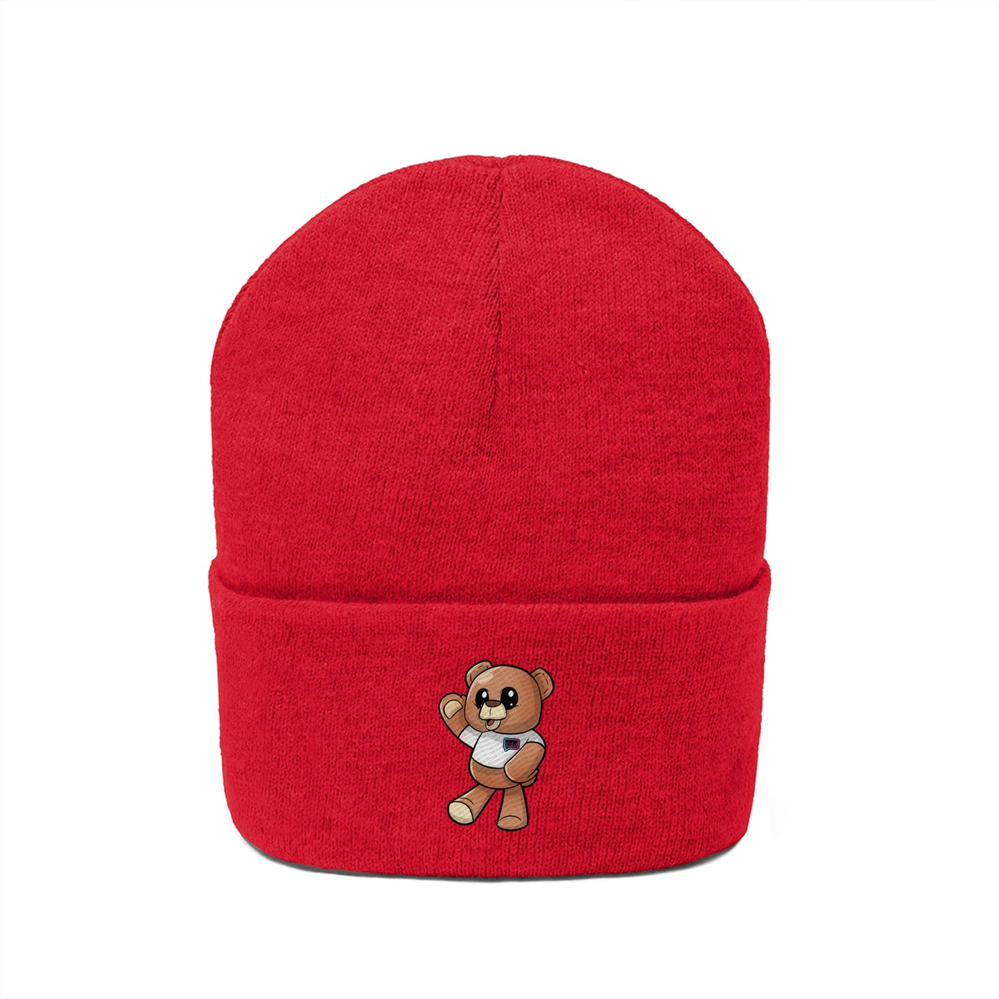 'Wordy Bear" Knit Beanie