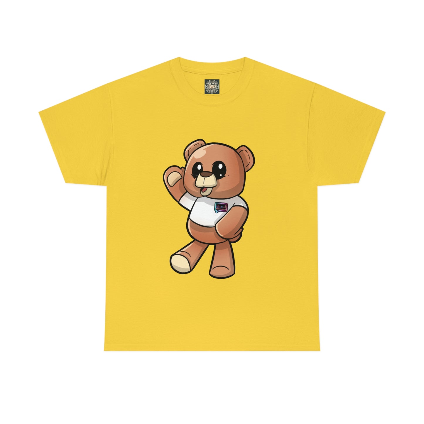 Women's  "Wordy Bear" Heavy Cotton Tee