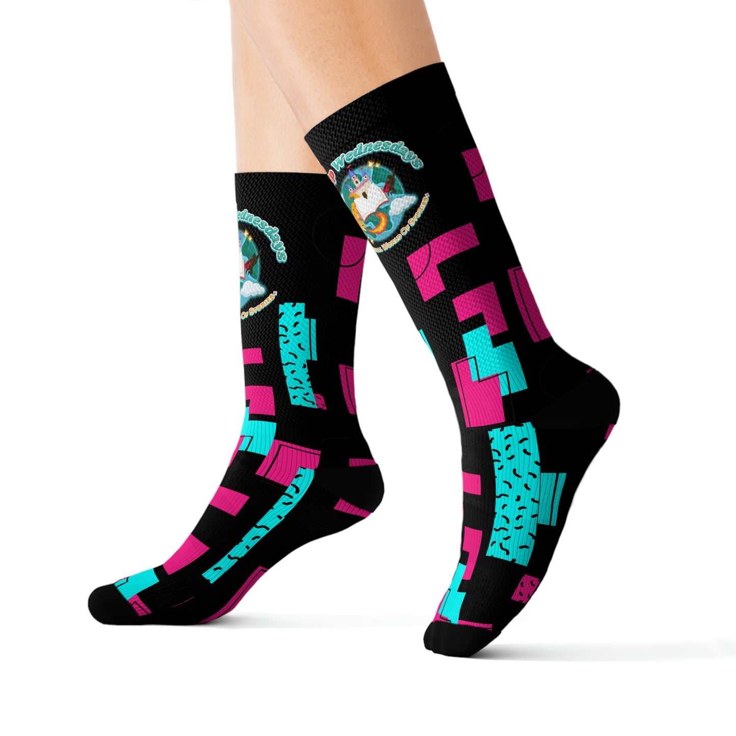 Word Up Wednesdays Whimsical Reading Socks