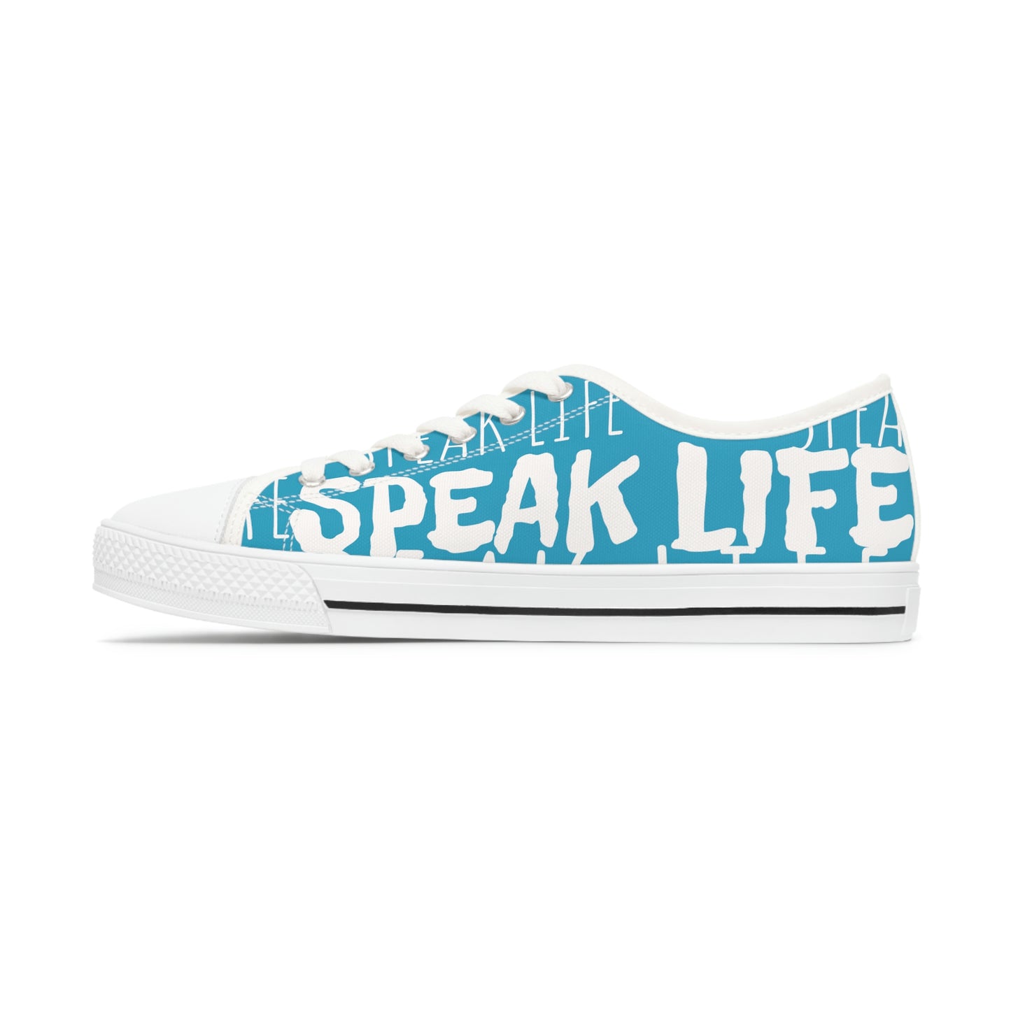 Women's "Speak Life" Low Top Sneakers