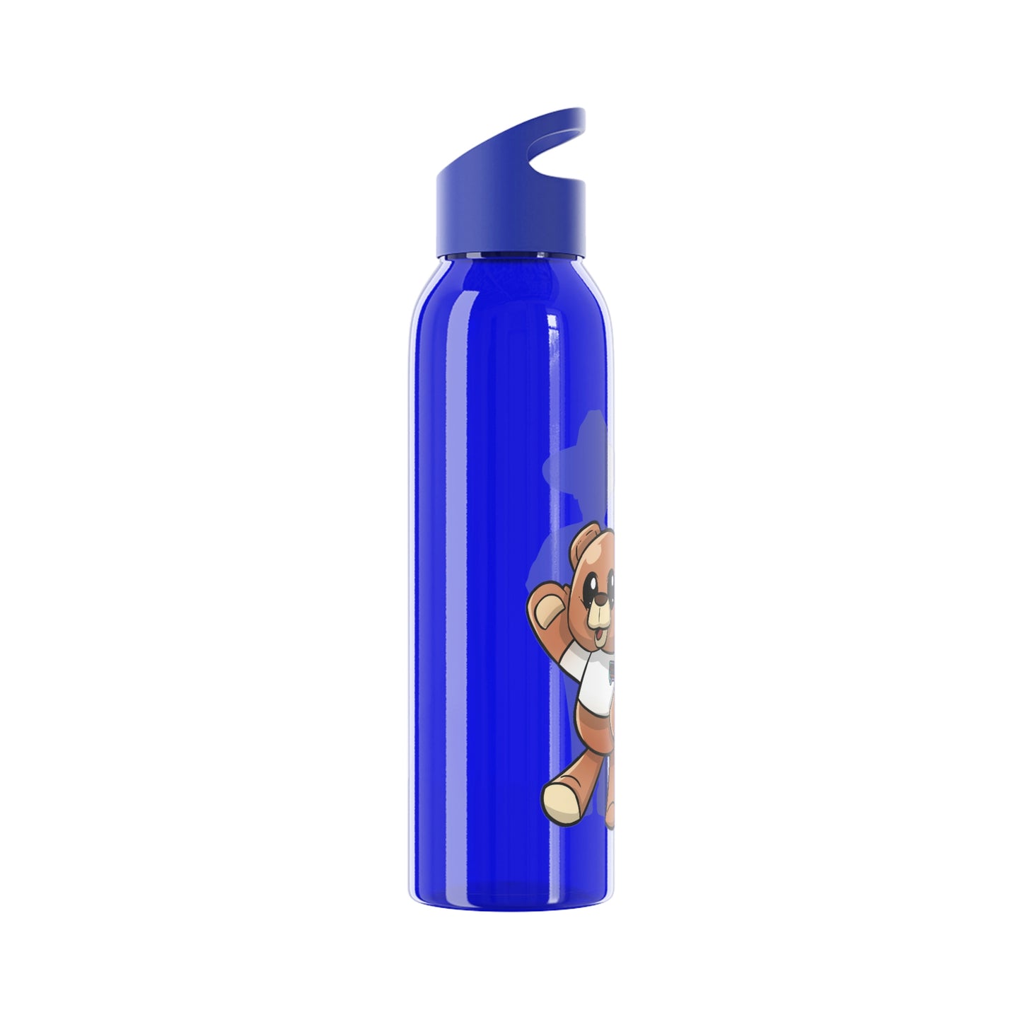 "Henry and Wordy Bear" Sky Water Bottle