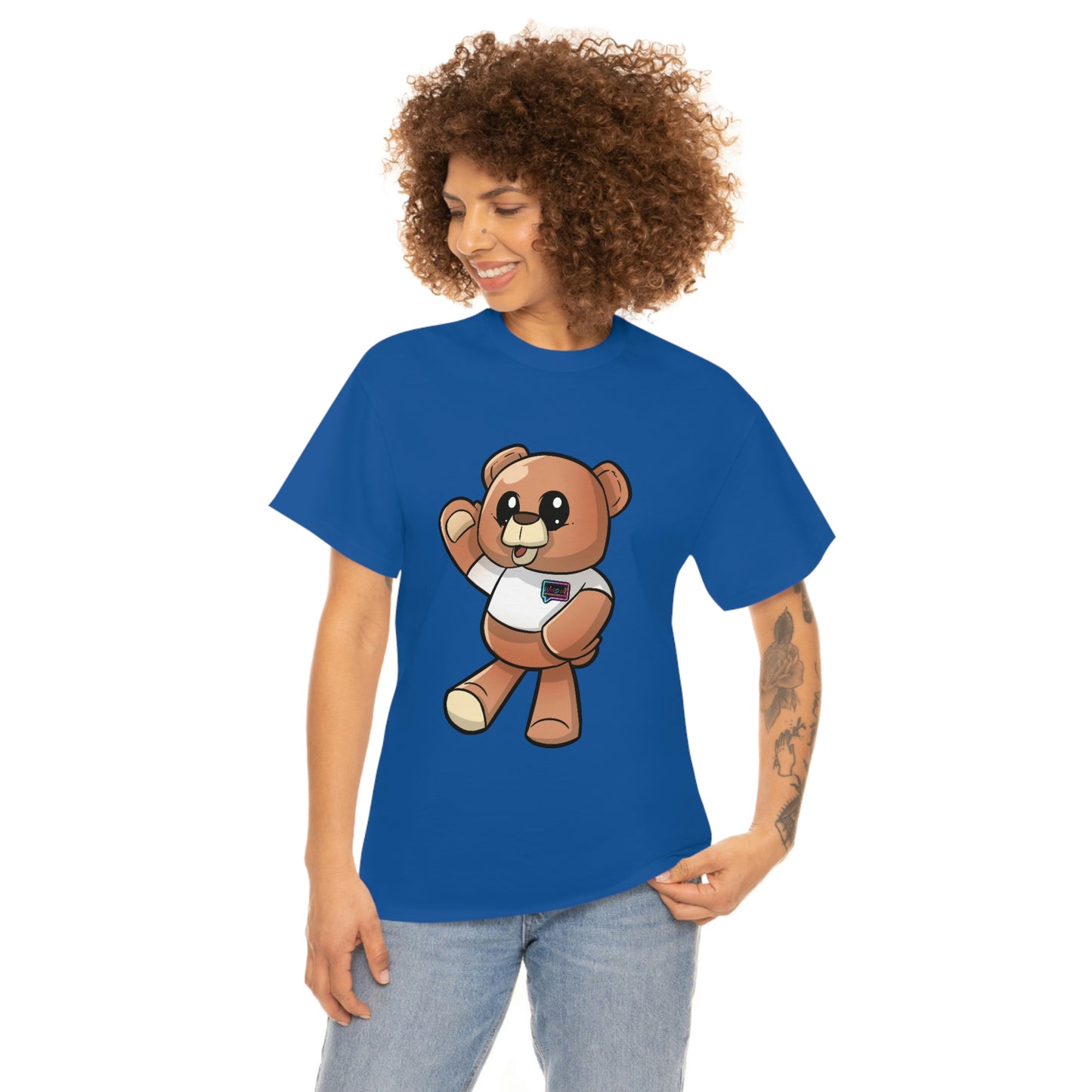 "Wordy Bear" Unisex Heavy Cotton Tee