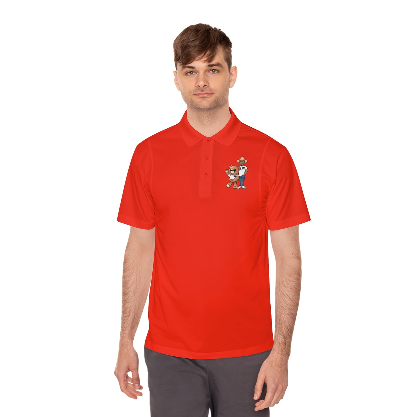 Men's "Word Up Wednesdays" Logo Sport Polo Shirt