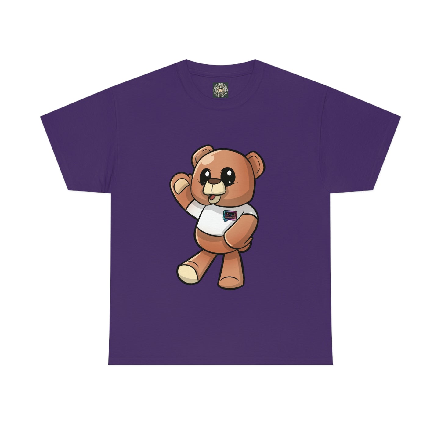 Women's  "Wordy Bear" Heavy Cotton Tee