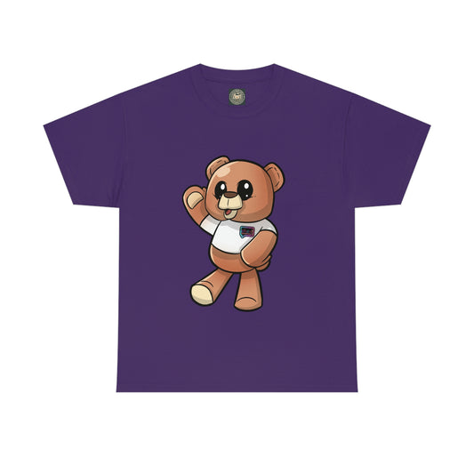 Women's  "Wordy Bear" Heavy Cotton Tee