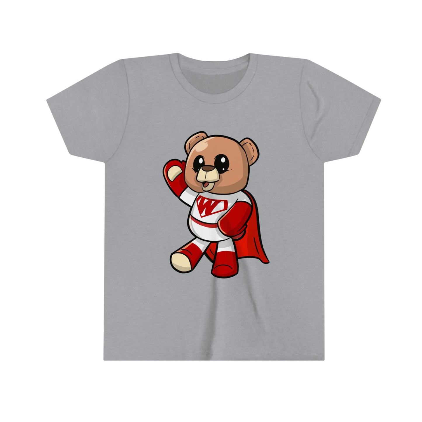 Youth "Super Wordy Bear" Graphic Tee