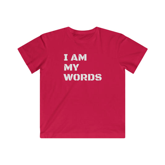 Kids "I AM MY WORDS"   Jersey Tee