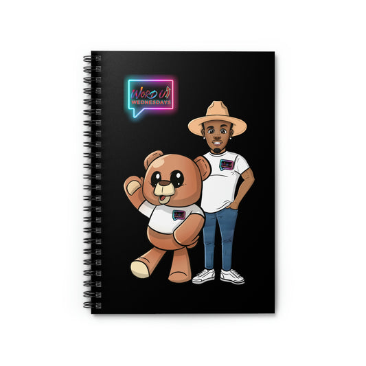 Spiral Notebook - Ruled Line 'Henry and Wordy Bear"