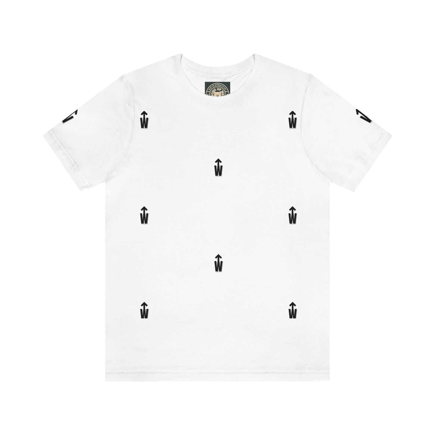 "Word Up Pattern" Unisex Jersey Short Sleeve Tee