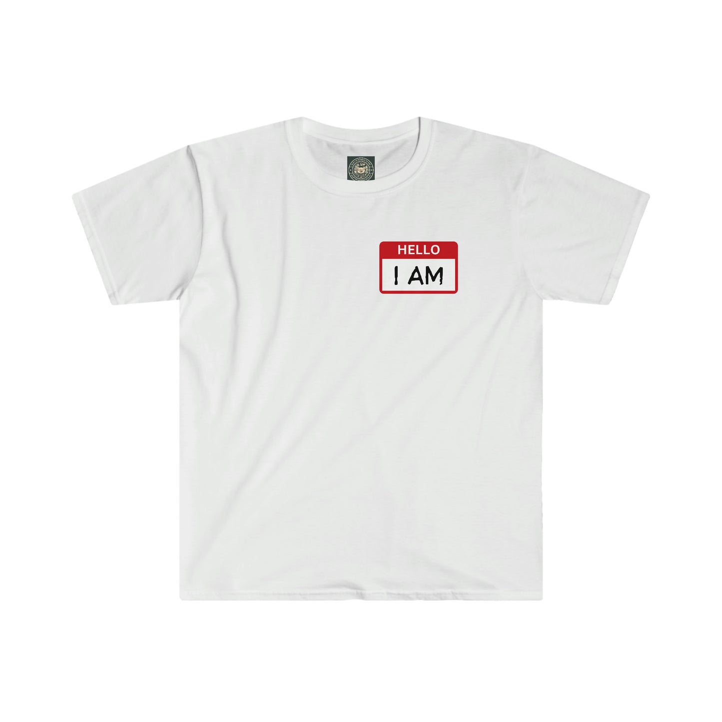 Unisex "Hello I AM" Name Tag Tee