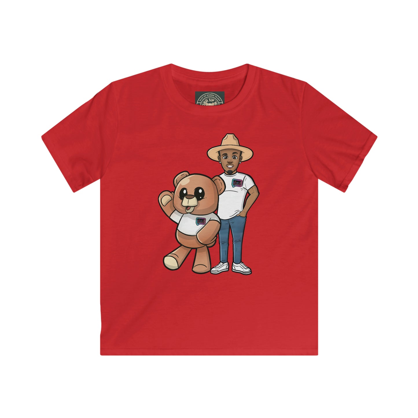 Kids "Henry and Wordy Bear" Softstyle Tee