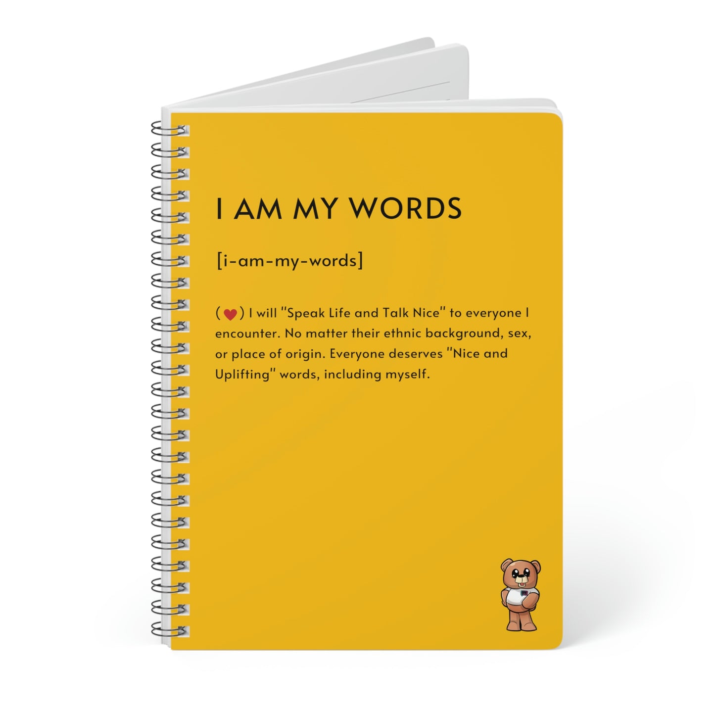 "I AM MY WORDS" Personal Journal