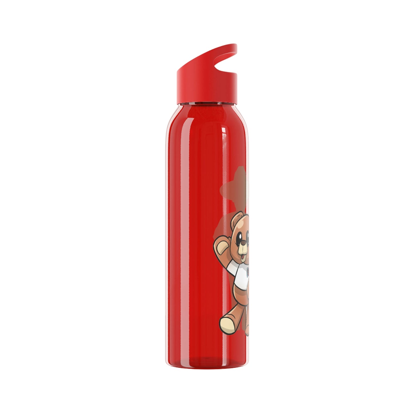 "Henry and Wordy Bear" Sky Water Bottle